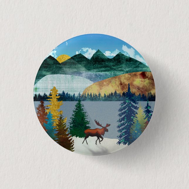 Badge Rond 2,50 Cm Oie du soleil (Devant)