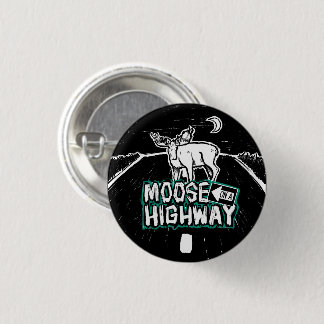 Badge Rond 2,50 Cm Oie sur un bouton de la route