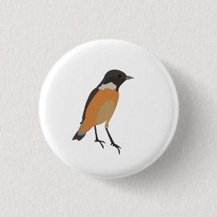 Badge Rond 2,50 Cm Oiseaux Colorés Songbird