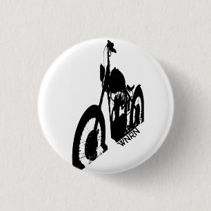 Badge Rond 2,50 Cm Ombre de couperet