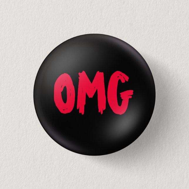 BADGE ROND 2,50 CM OMG (Devant)