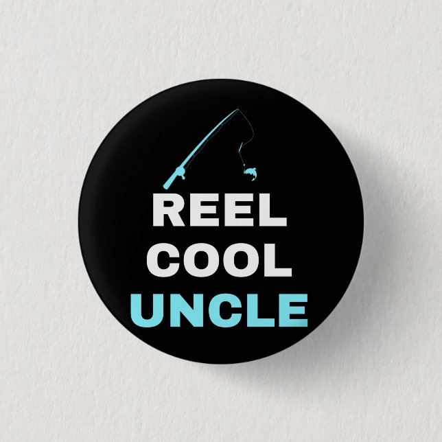 Badge Rond 2,50 Cm Oncle cool (Devant)