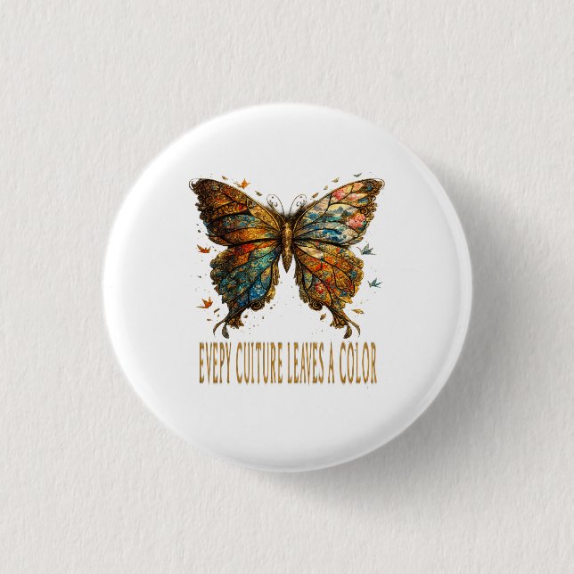 Badge Rond 2,50 Cm Ondes culturelles (Devant)