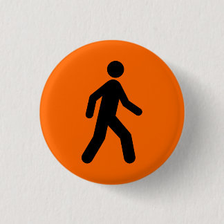 Badge Rond 2,50 Cm orange vous heureux
