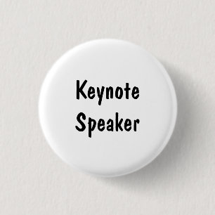 Badge Rond 2,50 Cm Orateur principal