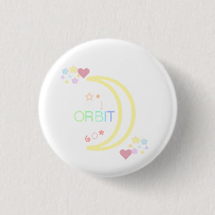 Badge Rond 2,50 Cm Orbit Kpop Loona mignon Ado esthétique