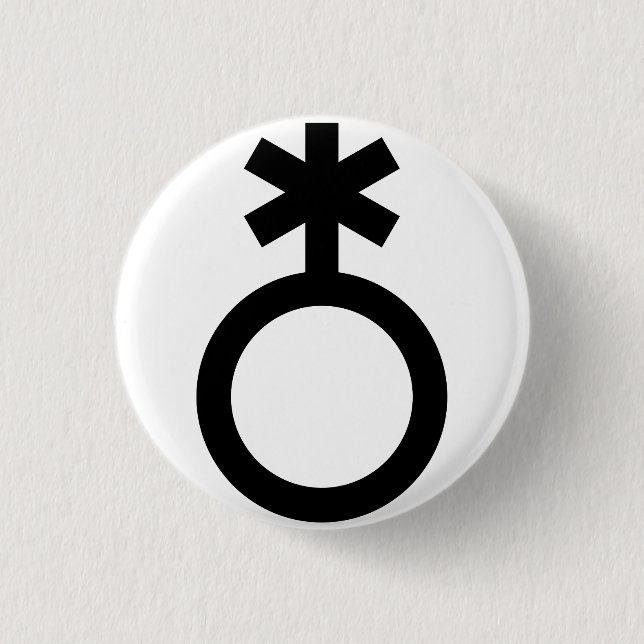 Badge Rond 2,50 Cm Orgueil Non Binárie (Devant)