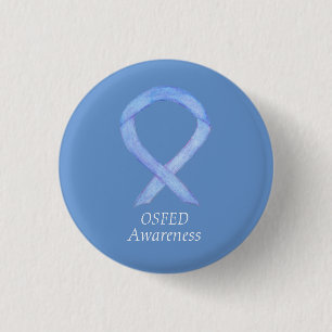 Badge Rond 2,50 Cm OSFED (Trouble Alimentaire) Sensibilisation Épine 