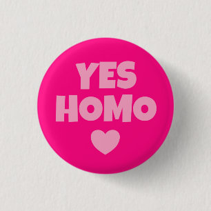 Badge Rond 2,50 Cm Oui Homo gay gay gay Pride
