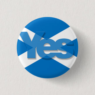 Badge Rond 2,50 Cm Oui Saltire