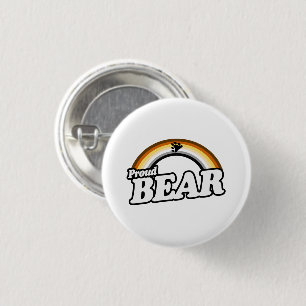 Badge Rond 2,50 Cm Ours et Fier