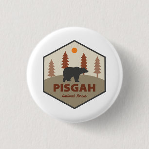 Badge Rond 2,50 Cm Ours forestier national de Pisgah