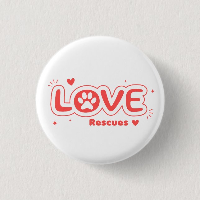 Badge Rond 2,50 Cm OWRAssist Love Rescues (Devant)