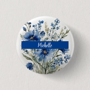 Badge Rond 2,50 Cm Pack minimaliste professionnel moderne de fleurs