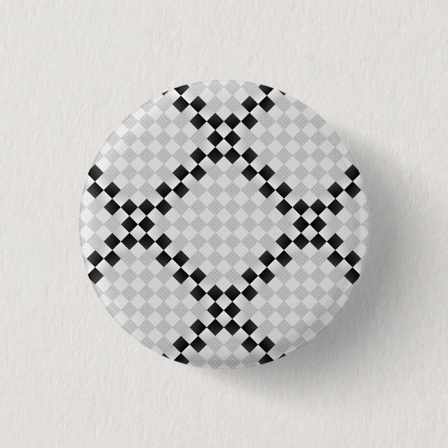 Badge Rond 2,50 Cm Pad d'échecs par Kenneth Yoncich (Devant)
