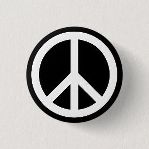 Badge Rond 2,50 Cm Paix