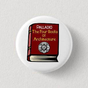 Badge Rond 2,50 Cm Palladio les quatre livres du bouton