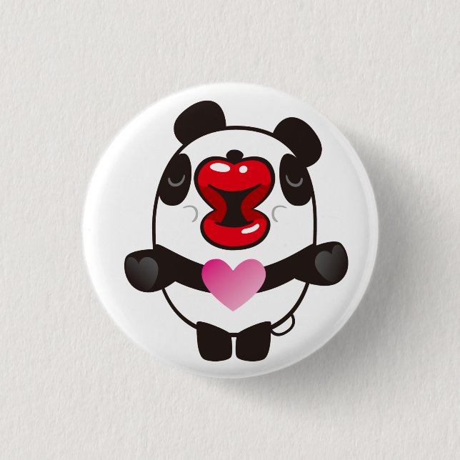 Badge Rond 2,50 Cm panda (Devant)