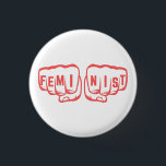 Badge Rond 2,50 Cm Panneau Feminist Fist Girl Power GRL Power Femmes<br><div class="desc">Ce design féministe Fist Pump fait un excellent cadeau à toutes ces femmes qui embrassent leur GRL PWR. Écrasez le patriarcat avec ce design fem amusant.Un cadeau idéal pour une femme inspirante dans votre vie comme votre mère,  soeur,  grand ou ami ou vous-même.</div>