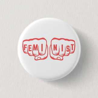 Badge Rond 2,50 Cm Panneau Feminist Fist Girl Power GRL Power Femmes