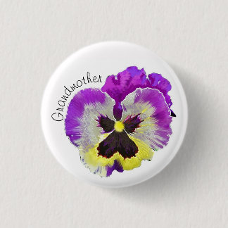 Badge Rond 2,50 Cm Pansement jaune et violet personnalisé