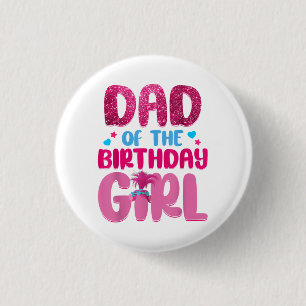 Badge Rond 2,50 Cm Papa Et Maman Fille Anniversaire Famille Correspon