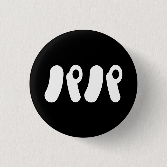 Badge Rond 2,50 Cm Papa japonais パ パ | Nihongo (Devant)
