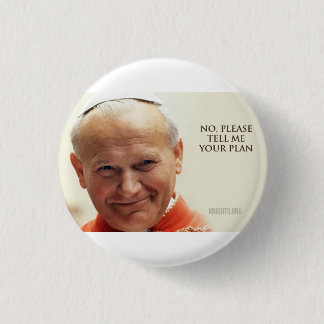 Badge Rond 2,50 Cm Pape St John Paul II