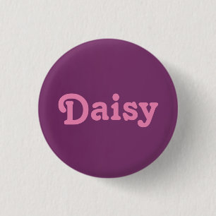 Badge Rond 2,50 Cm Pâquerette à bouton