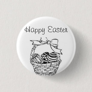 Badge Rond 2,50 Cm Pâques