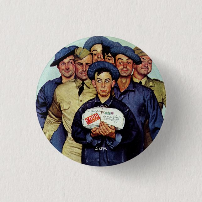 Badge Rond 2,50 Cm Paquet de Willie Gillis de maison (Devant)