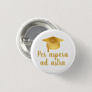 Badge Rond 2,50 Cm Par des chemins ardus jusqu'aux étoiles Casquette 