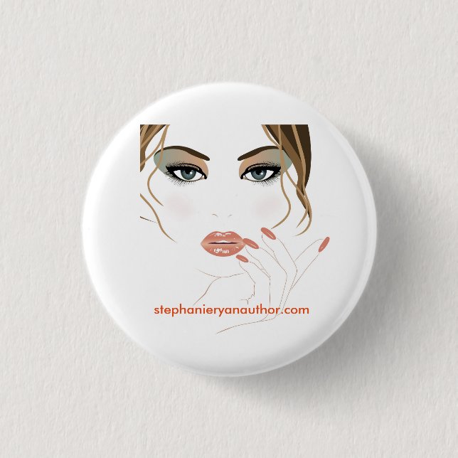 Badge Rond 2,50 Cm Par le bouton des yeux de Stephanie (Devant)