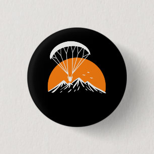 Badge Rond 2,50 Cm Paramotorisation Vintage rétro