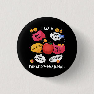 Badge Rond 2,50 Cm Paraprofessionnel - Para Squad Parapr