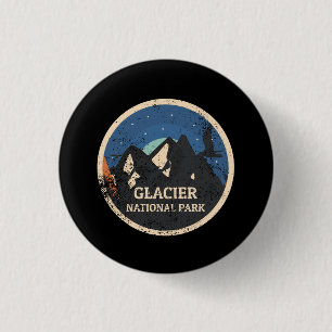Badge Rond 2,50 Cm Parc national du Glacier