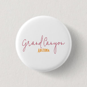 Badge Rond 2,50 Cm Parc national du Grand Canyon Arizona Souvenir