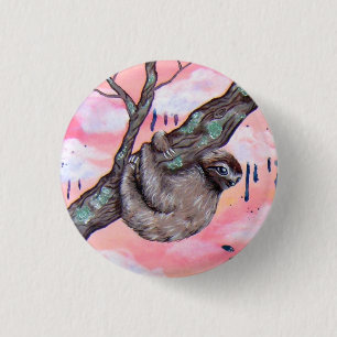 Badge Rond 2,50 Cm Paresse