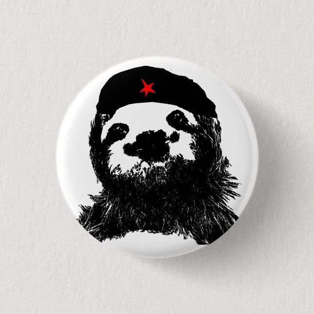 Badge Rond 2,50 Cm Paresse de Che Guevara (Devant)