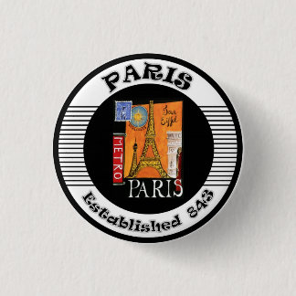 Badge Rond 2,50 Cm Paris