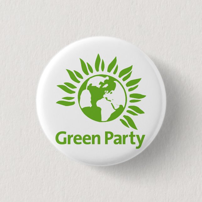 Badge Rond 2,50 Cm Parti Vert (Devant)