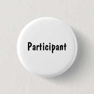Badge Rond 2,50 Cm Participant