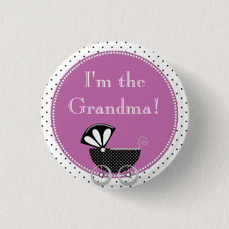 Badge Rond 2,50 Cm Partie de baby shower faite sur commande je suis