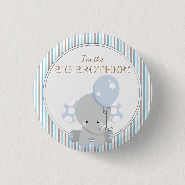 Badge Rond 2,50 Cm Partie de baby shower faite sur commande je suis (Devant)