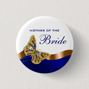 Badge Rond 2,50 Cm Partie nuptiale de couples de mère de jeune mari