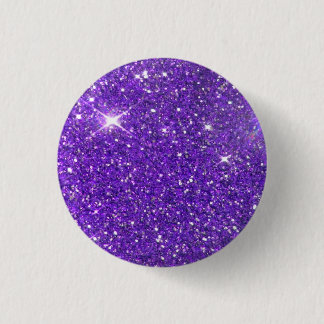Badge Rond 2,50 Cm Parties scintillant à la mode violet mousseux Glit