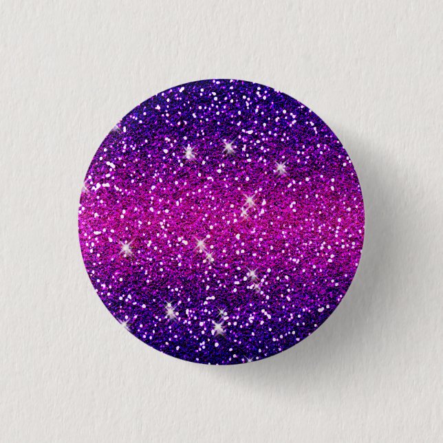 Badge Rond 2,50 Cm Parties scintillant Étincelles Purple Pink Texture (Devant)