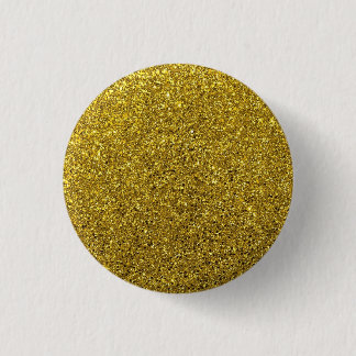 Badge Rond 2,50 Cm Parties scintillant Gold Sparkle