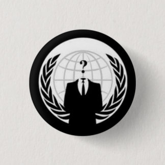 Badge Rond 2,50 Cm Pas aussi anonyme