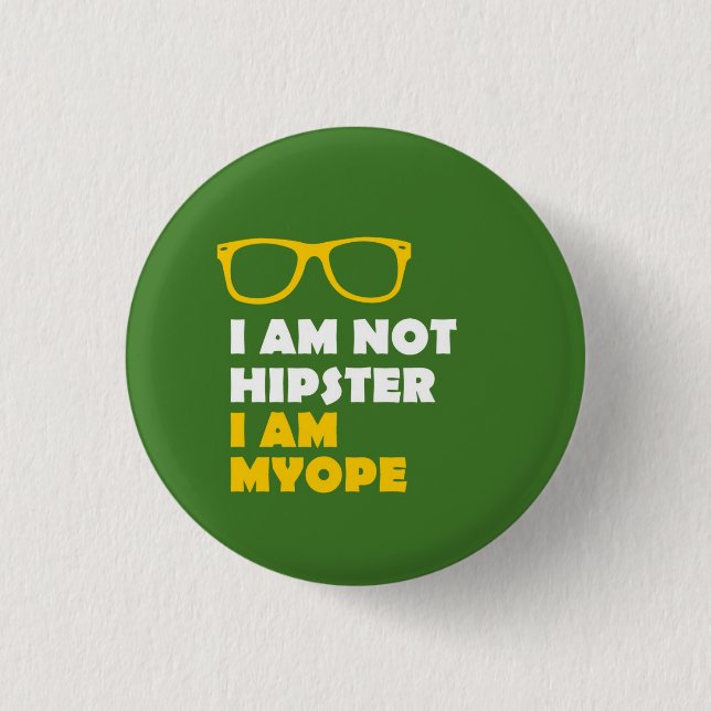 Badge Rond 2,50 Cm Pas hippie (Devant)